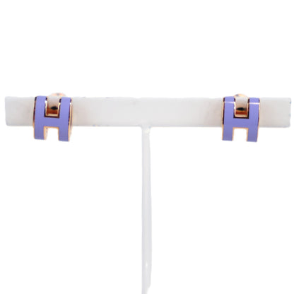 HERMES 608002FO POP H MINI EARRINGS