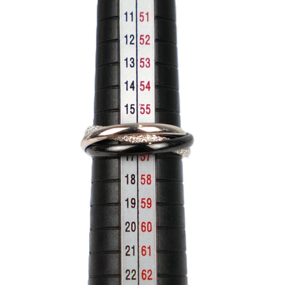 Cartier B4235456 Trinity Ceramic Small Model #56 Ring
