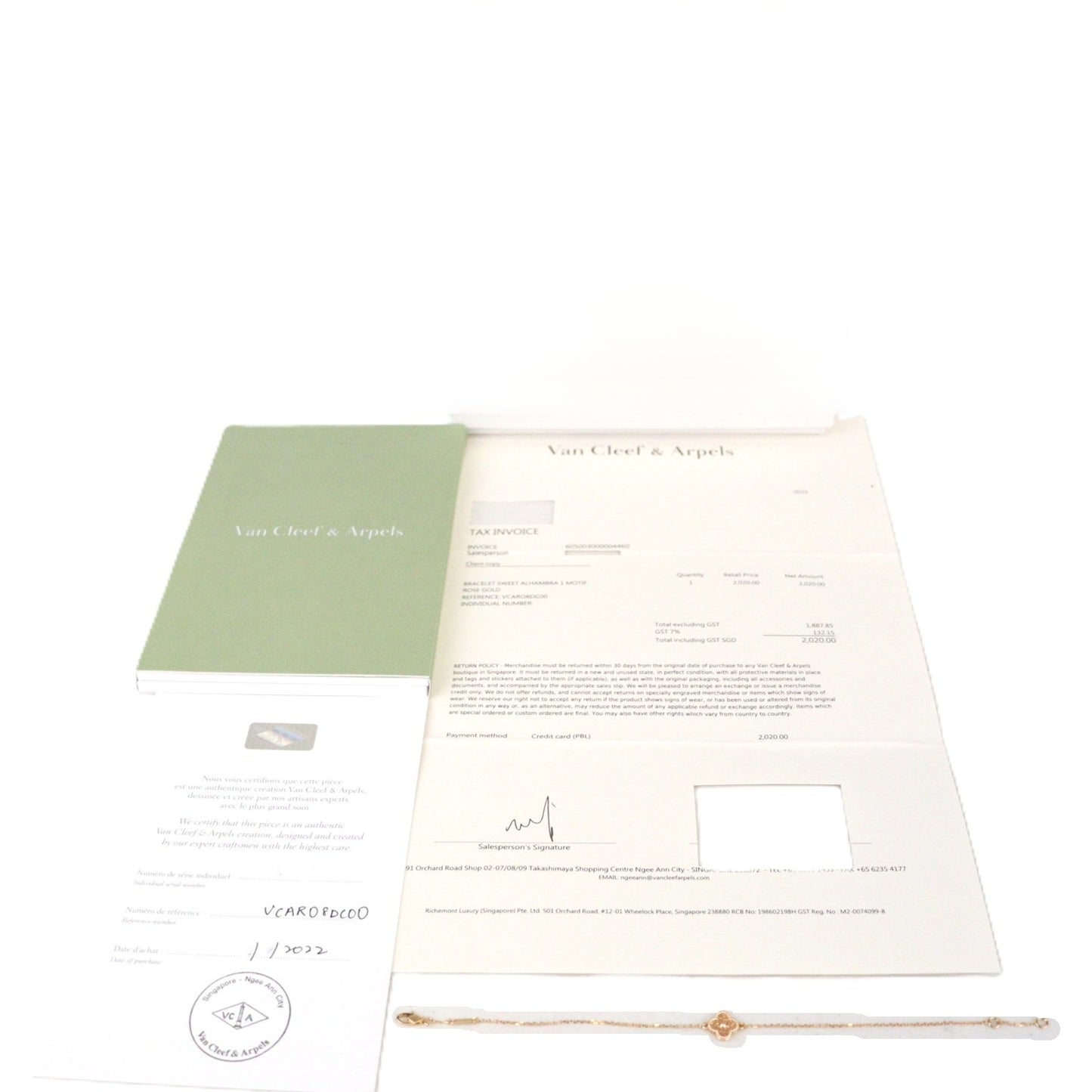 Van Cleef & Arpels VCARO8DC00 Sweet Alhambra Bracelet