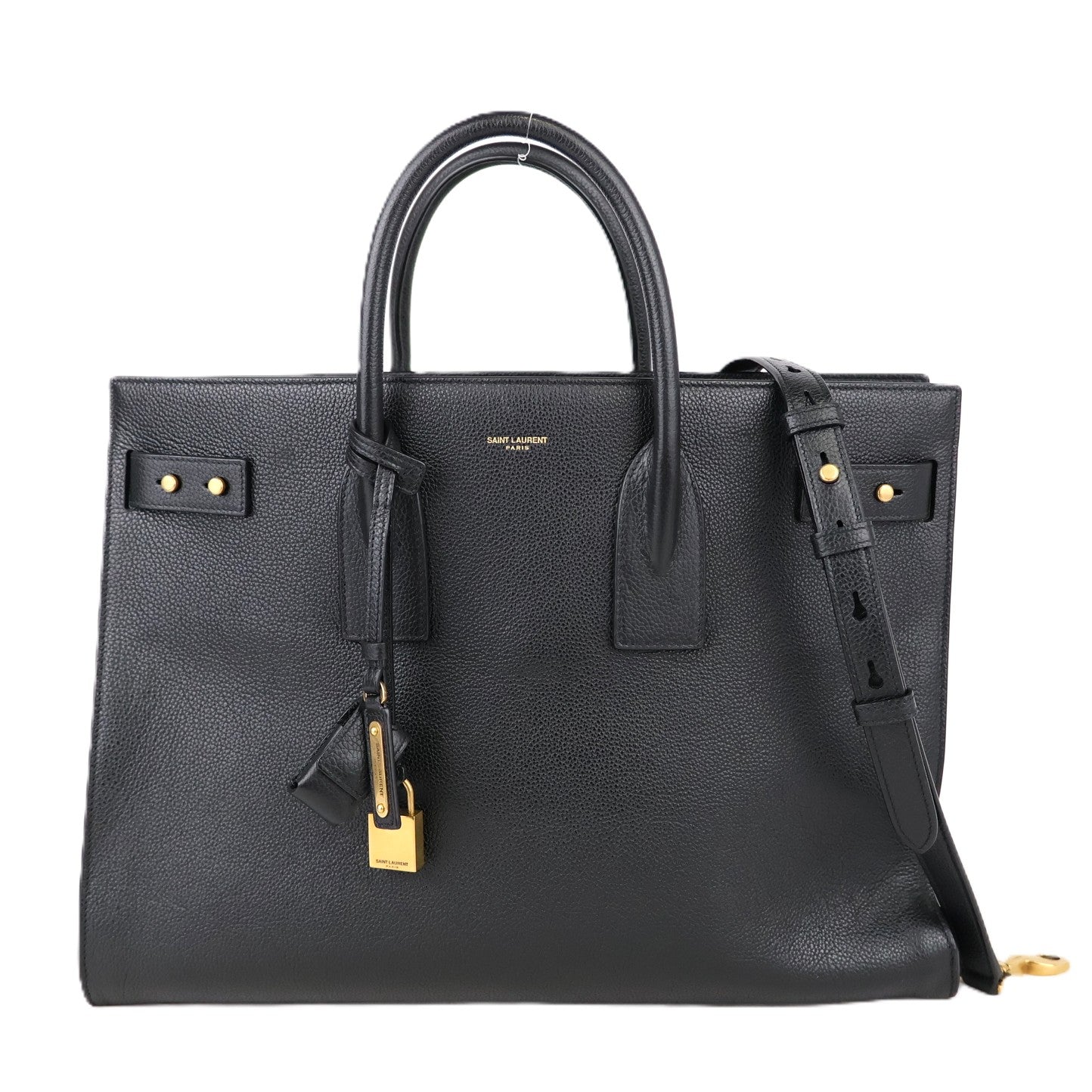 SAINT LAURENT 631526 DTI0W SAC DE JOUR THIN LARGE HANDBAG