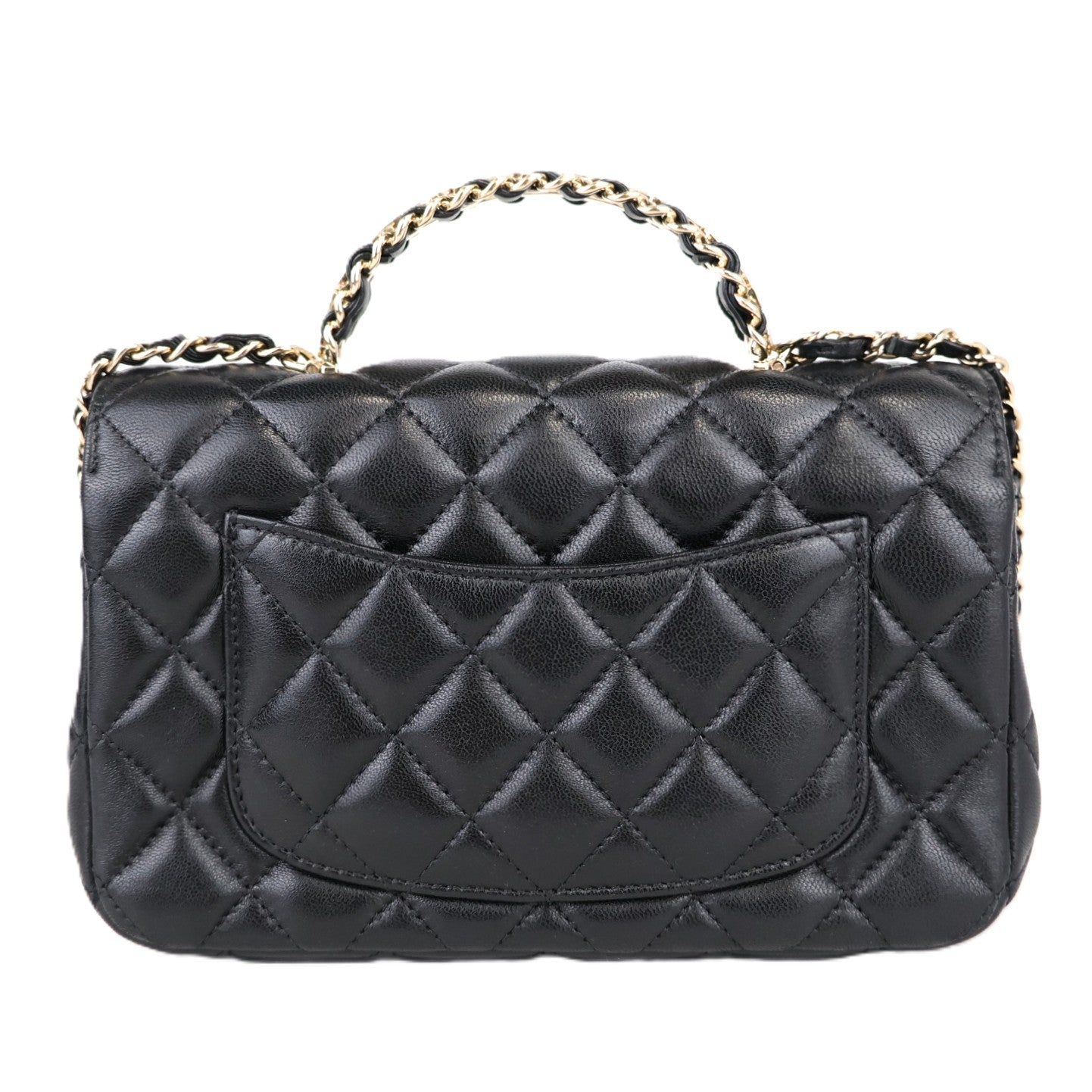 CHANEL AS4141 TOP HANDLE FLAP MINI HANDBAG