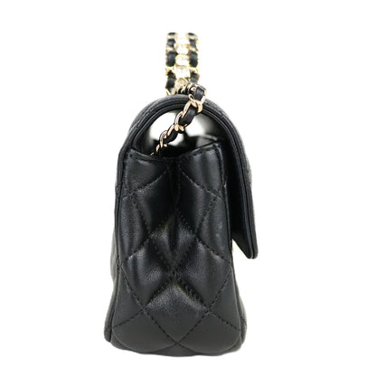 CHANEL AS4141 TOP HANDLE FLAP MINI HANDBAG