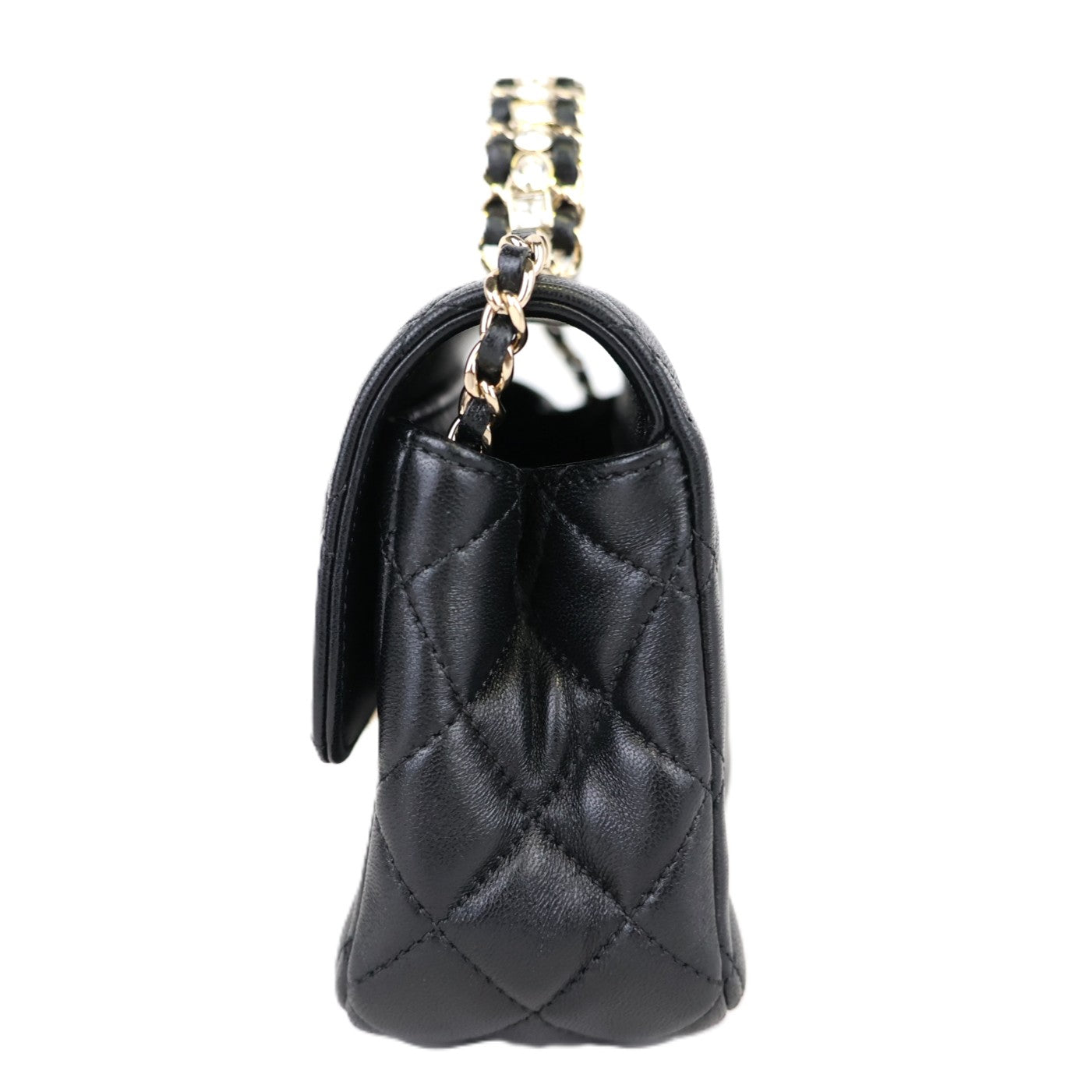 CHANEL AS4141 TOP HANDLE FLAP MINI HANDBAG