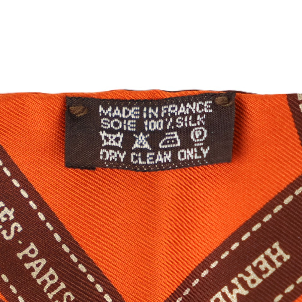 HERMES 051719S TWILLY MEDOR SCARF+SCARF RING