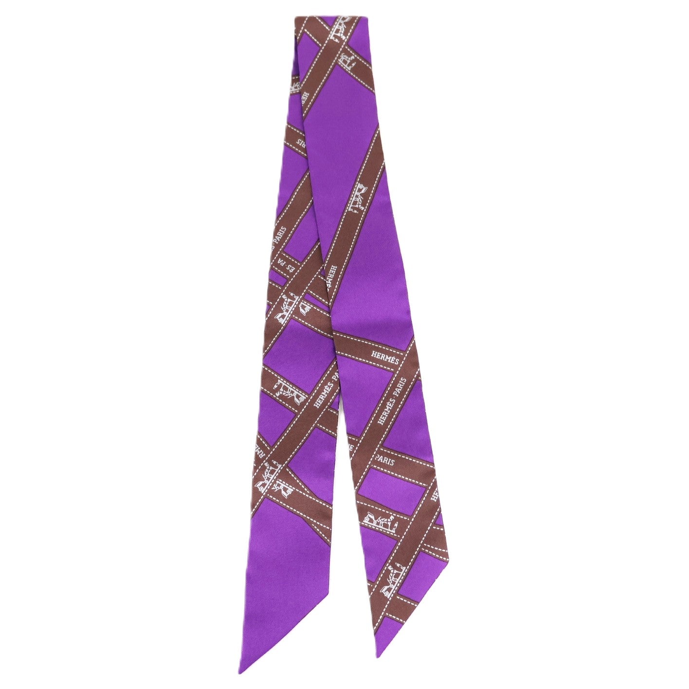 HERMES 051719S TWILLY MEDOR SCARF+SCARF RING