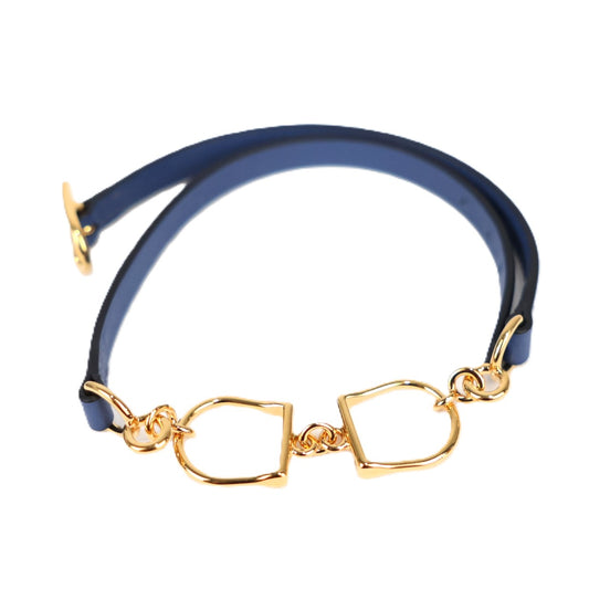 HERMES 072943CC ETRIER DOUBLE TOUR BRACELET