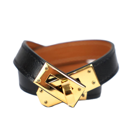 HERMES 068438CC KELLY DOUBLE TOUR T1 BRACELET
