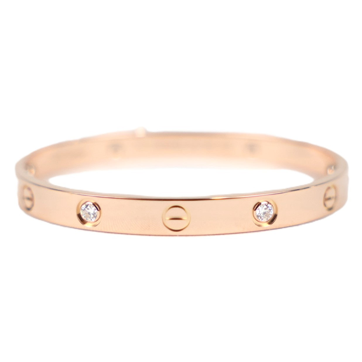 Cartier Love Bracelet Classic Model 4-Diamonds #16 Bracelet