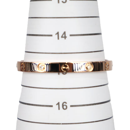Cartier Love Bracelet Classic Model 4-Diamonds #16 Bracelet