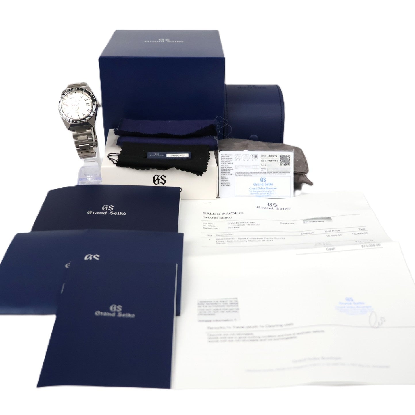 SEIKO SBGE307G Sport Collection Spring Drive 3-Day GMT
