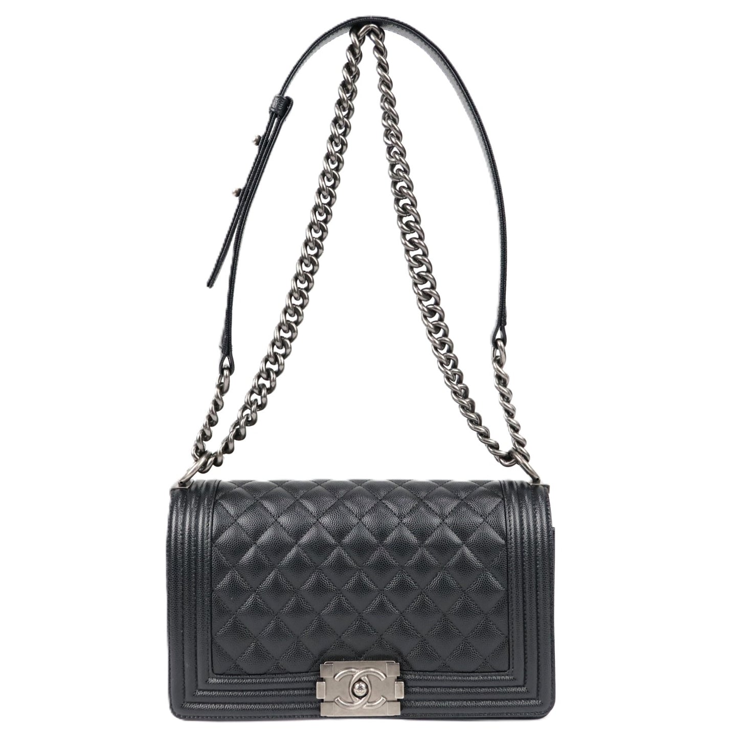 CHANEL 67086 BOY CHANEL MEDIUM SHOULDER BAG