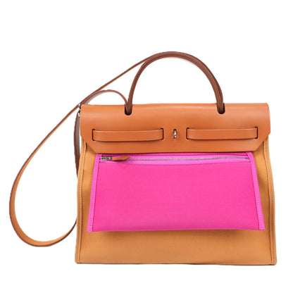 HERMES 082268CK HERBAG ZIP VERSO 31 HANDBAG