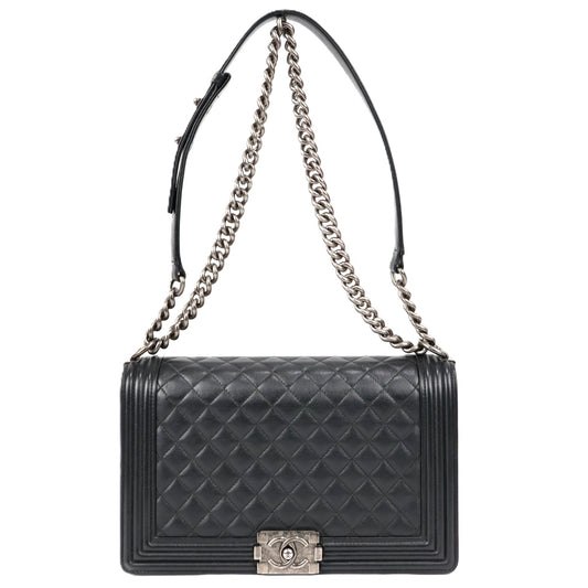 CHANEL 92193 BOY CHANEL LARGE SHOULDER BAG