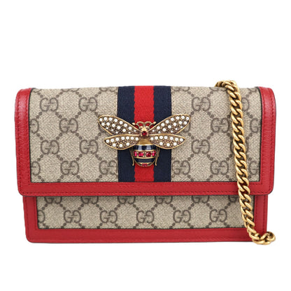 GUCCI 476079 9I6QT QUEEN MARGARET WALLET ON CHAIN