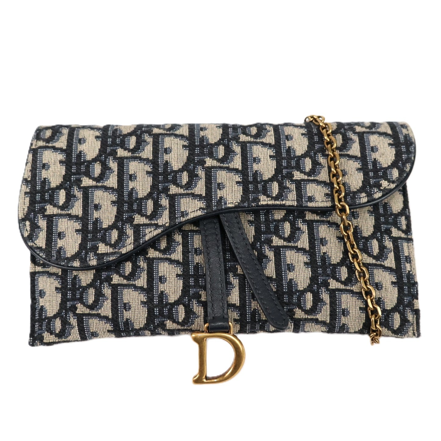 DIOR S5614CTZQ SADDLE WALLET ON CHAIN