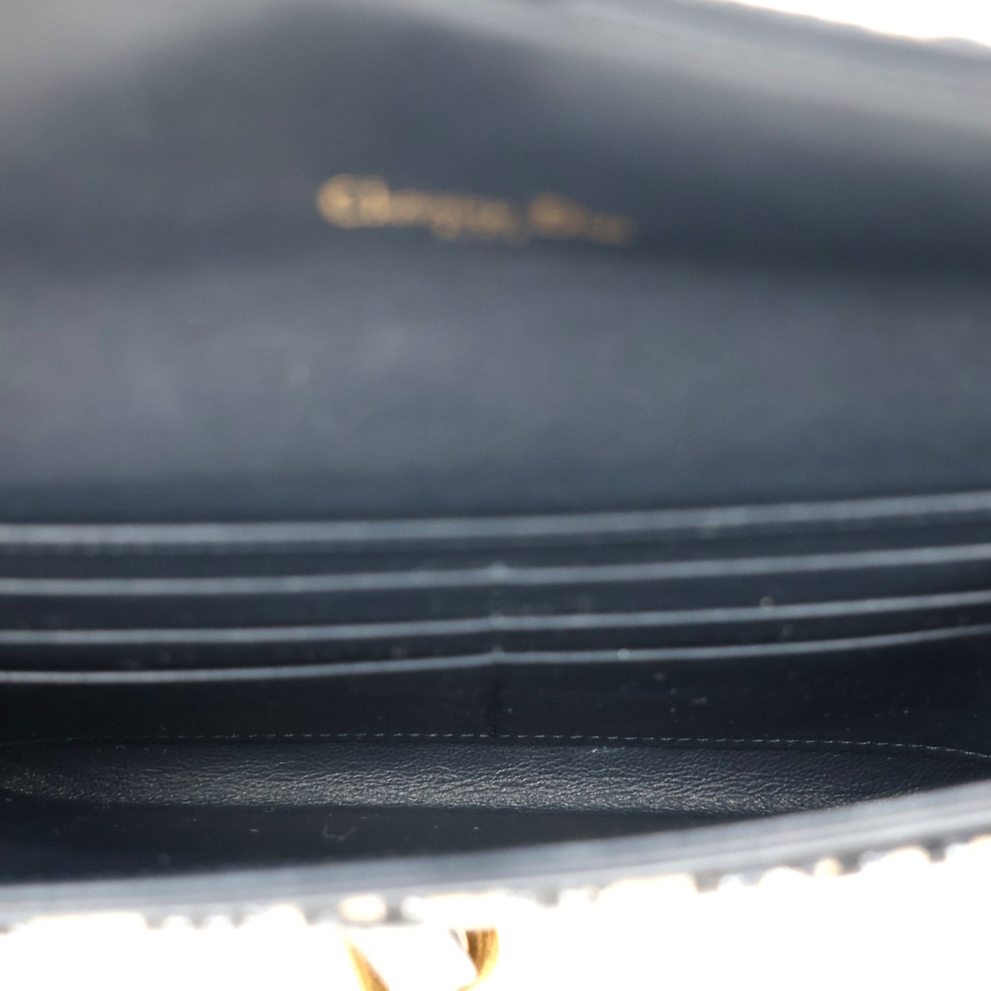 DIOR S5614CTZQ SADDLE WALLET ON CHAIN