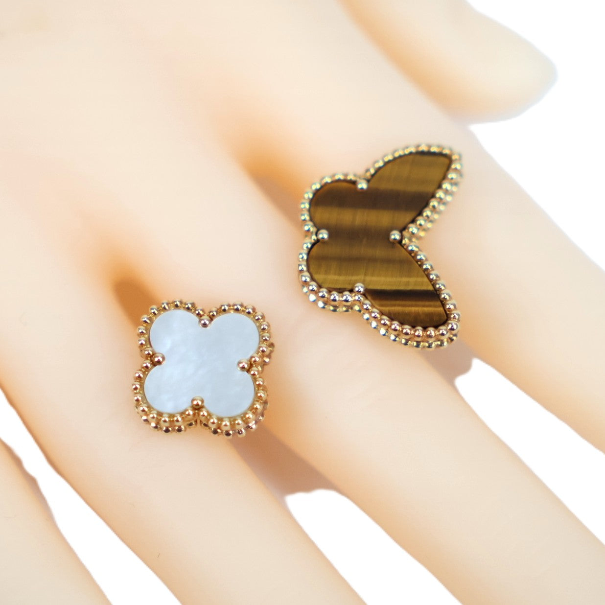 Van Cleef & Arpels VCARN05852 Lucky Alhambra Between the Finger Ring #52