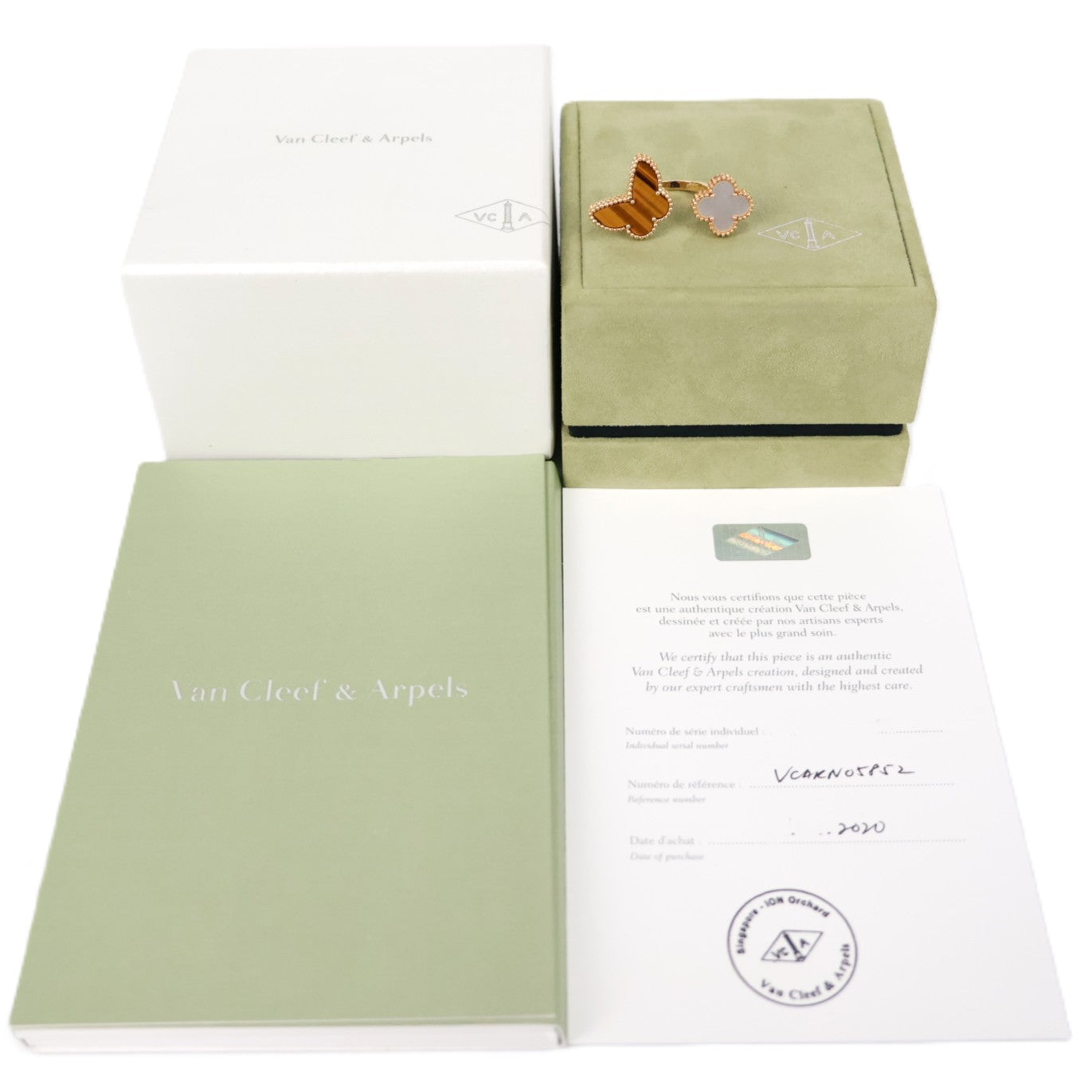 Van Cleef & Arpels VCARN05852 Lucky Alhambra Between the Finger Ring #52