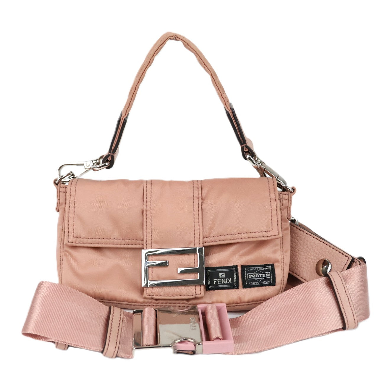 FENDI× PORTER 7AS138 ALW6 PHONE CASE BAGUETTE MINI MINI BAG