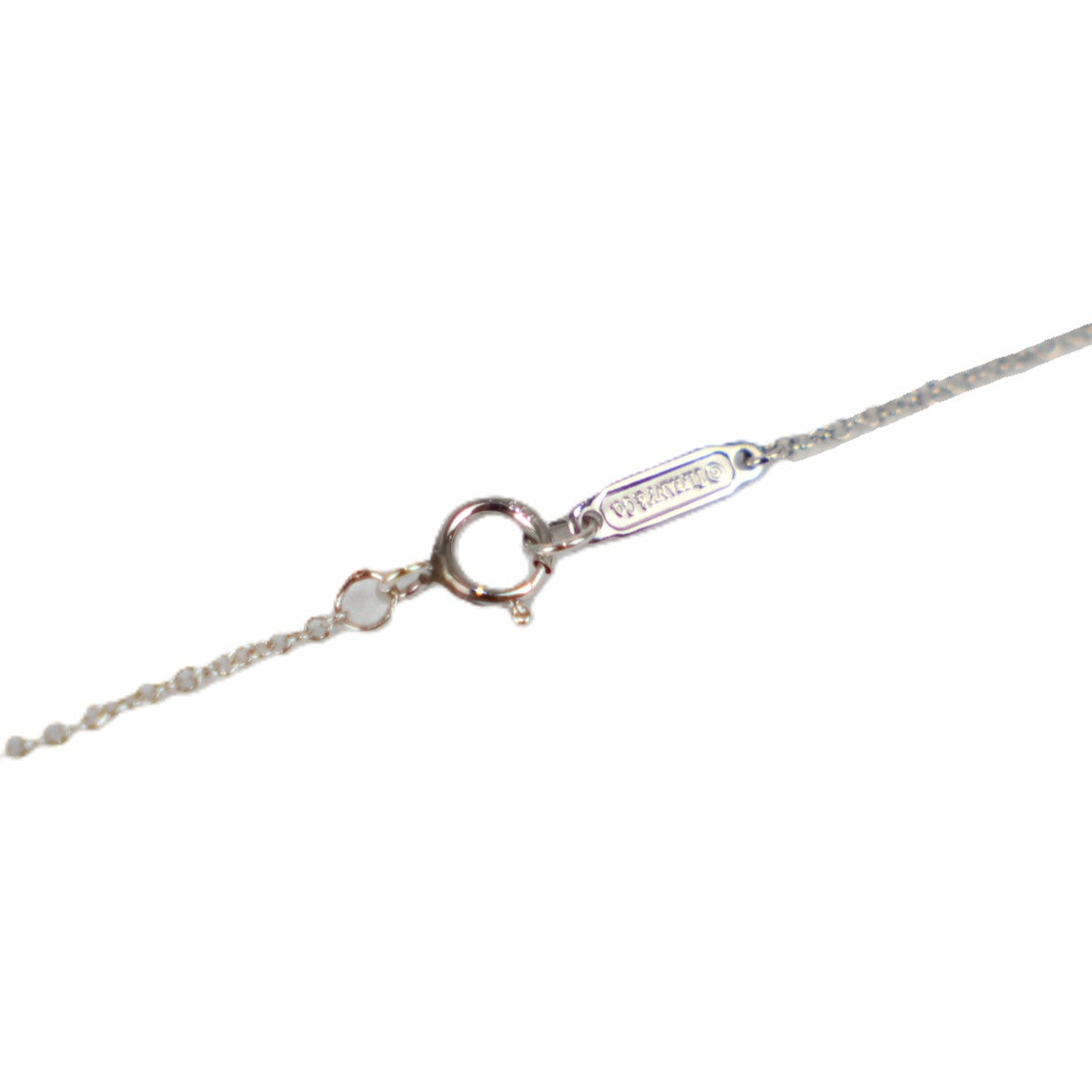 TIFFANY & Co. Solitaire 0.26ct-H-VVS1-3EX Necklace