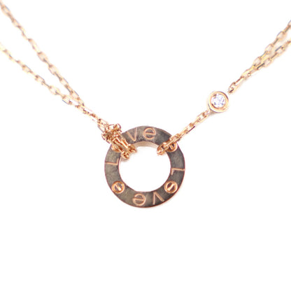 Cartier B7219500 Love Pendant 2-Diamonds Necklace