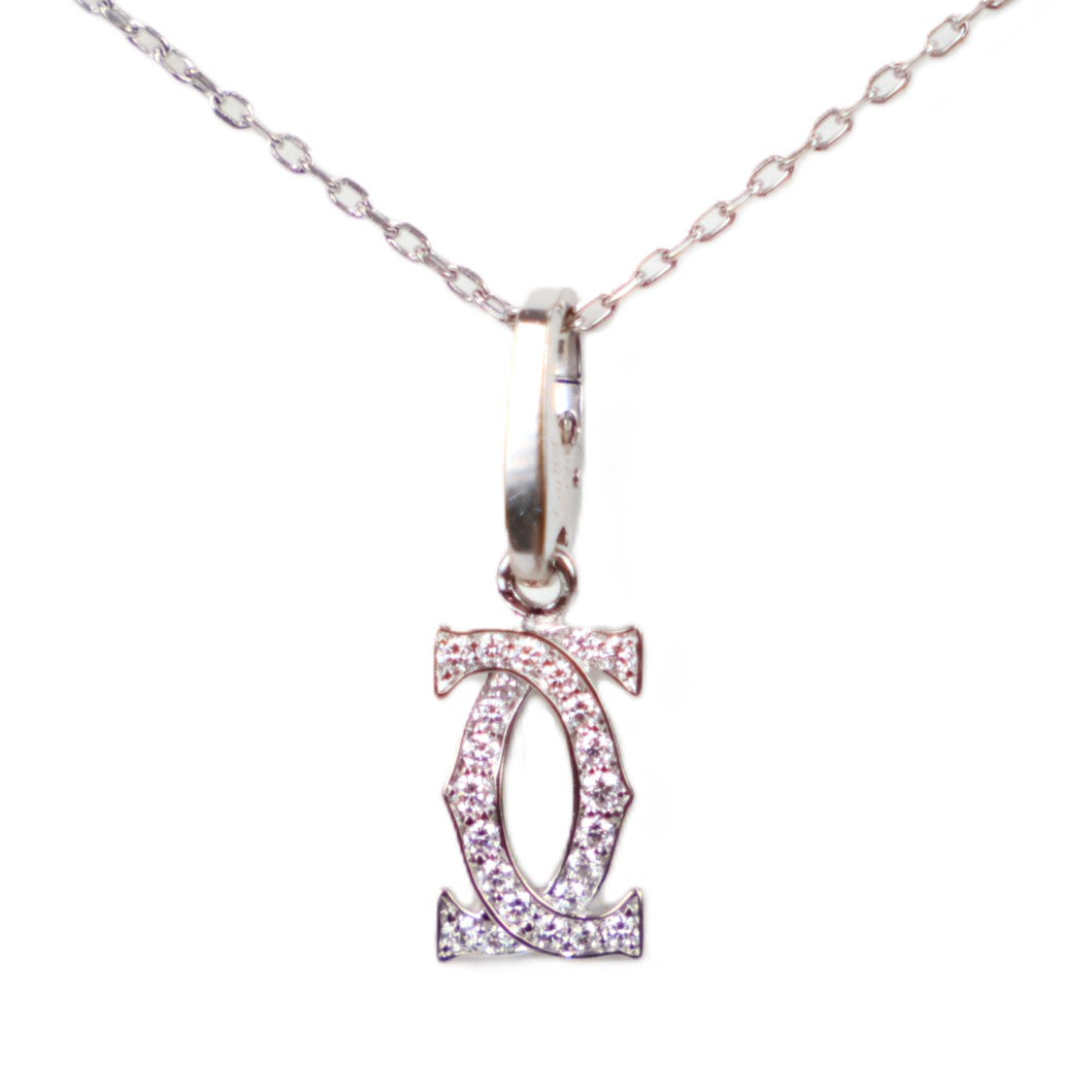 Cartier B3010300+B7060800 Double C Charm + Forsa Chain Necklace