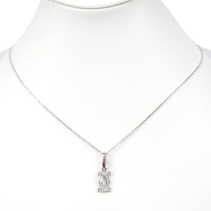 Cartier B3010300+B7060800 Double C Charm + Forsa Chain Necklace