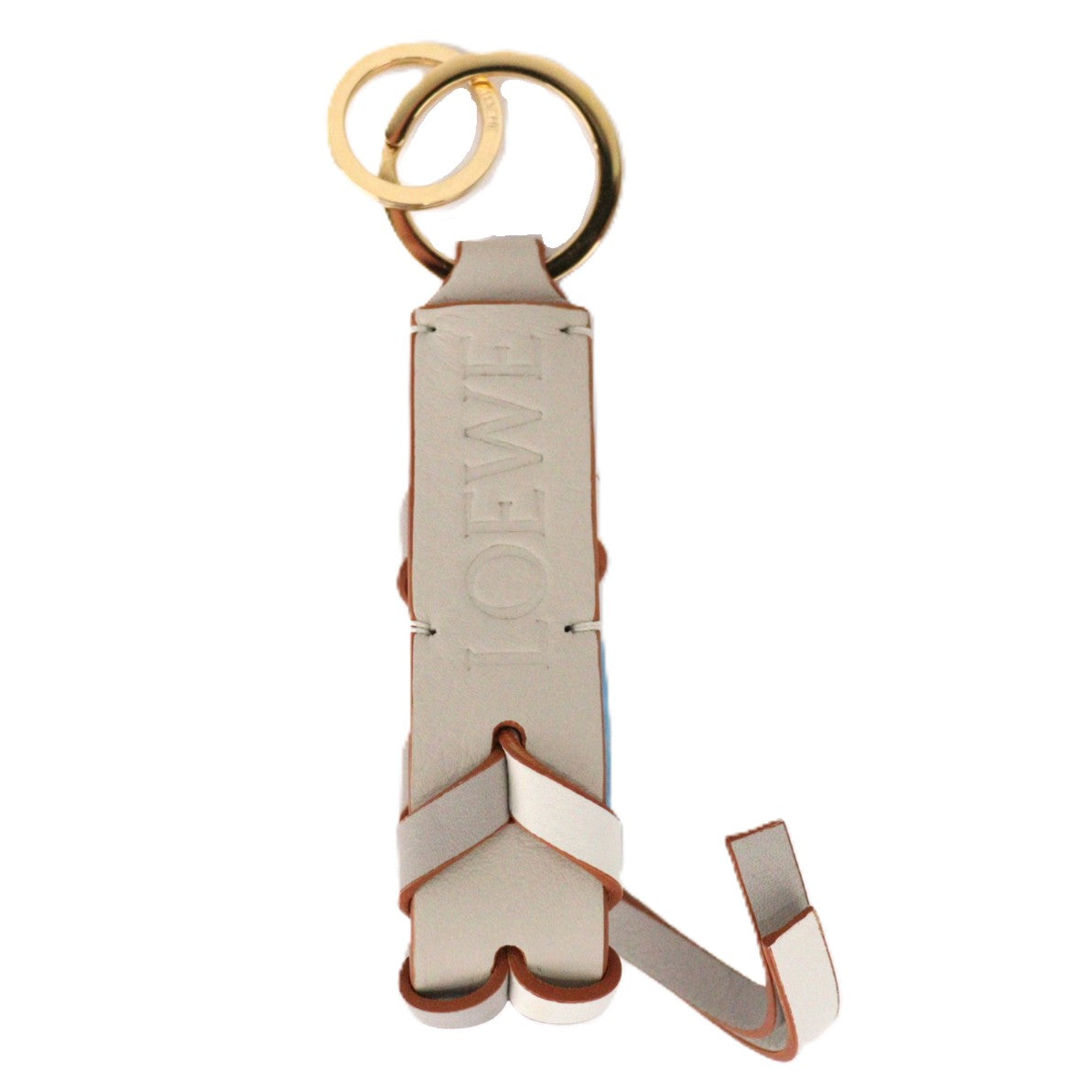 LOEWE C822057X10 BRAIDED STRAP KEY RING
