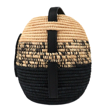 LOEWE A223Z48X07 BEEHIVE BASKET CROSSBODY BAG