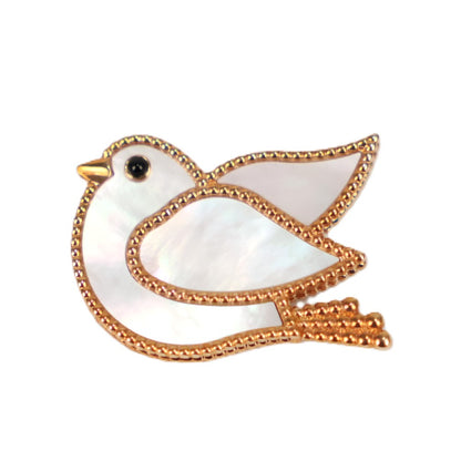 Van Cleef & Arpels VCARP2AR00 Lucky Animals Dove Clip Brooch