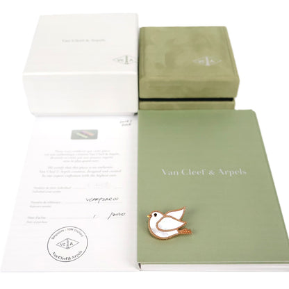 Van Cleef & Arpels VCARP2AR00 Lucky Animals Dove Clip Brooch