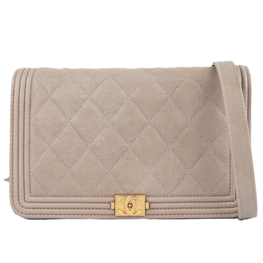 CHANEL 81969 BOY CHANEL WALLET ON CHAIN