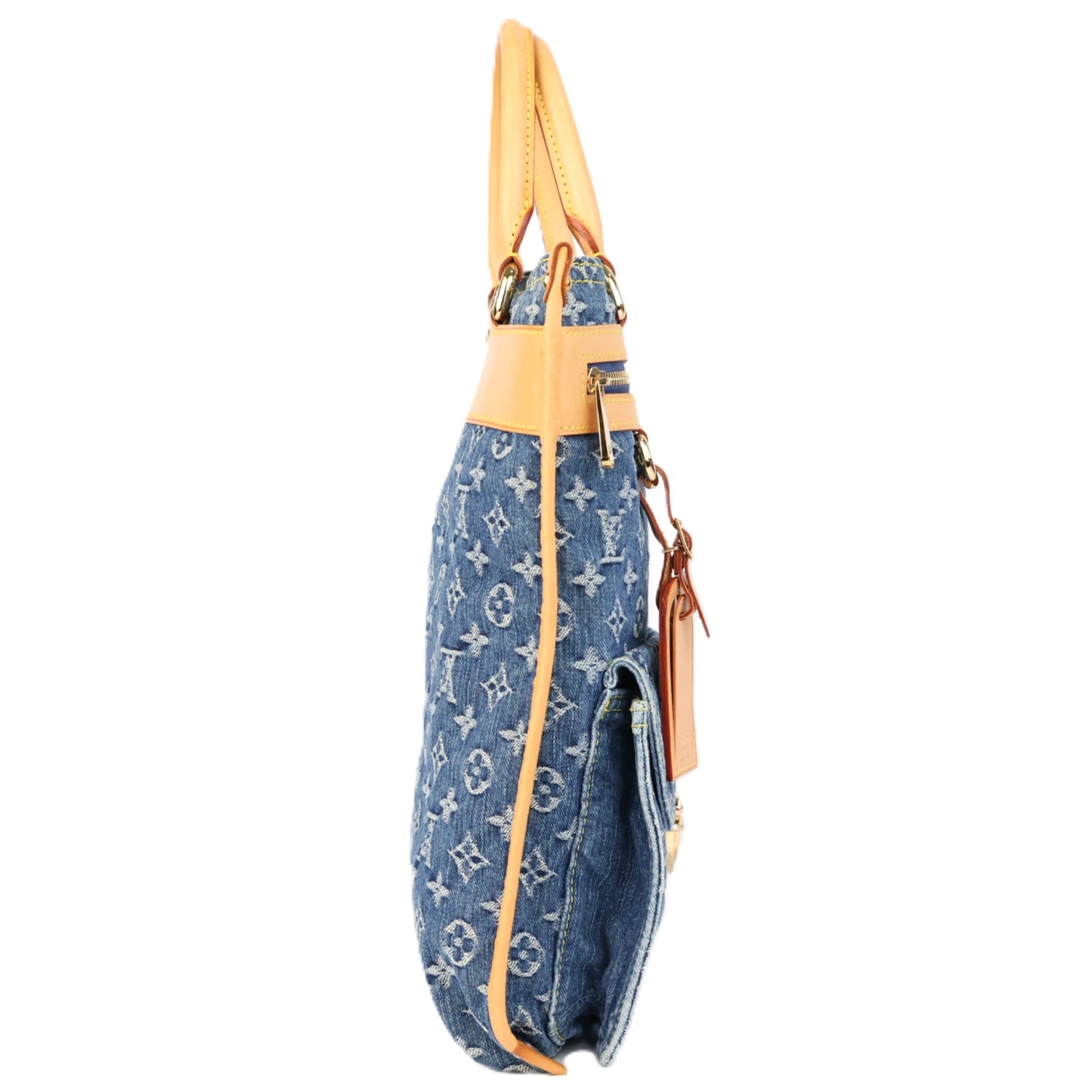 LOUIS VUITTON M95018 FLAT SHOPPER TOTE BAG