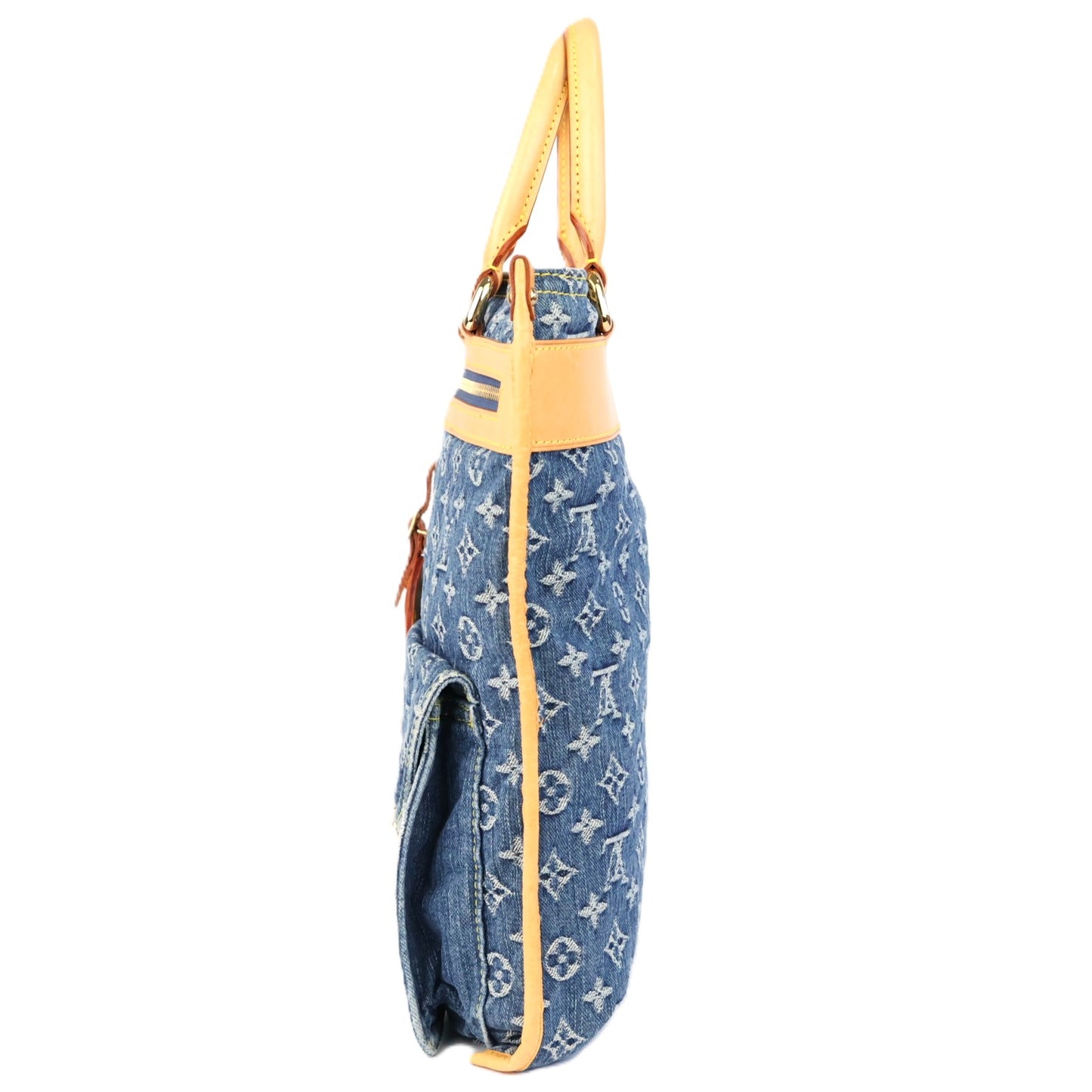 LOUIS VUITTON M95018 FLAT SHOPPER TOTE BAG