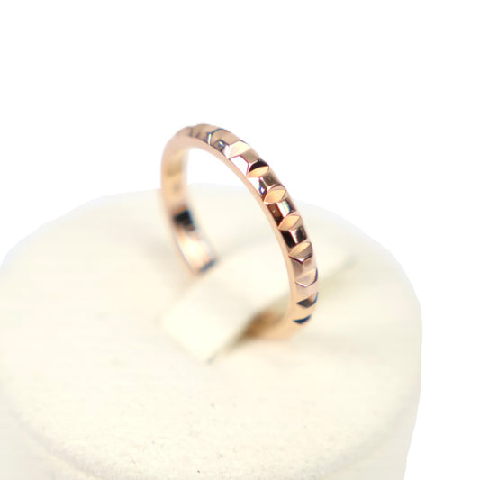 BOUCHERON JAL00108 Clou de Paris Wedding Band Ring #55