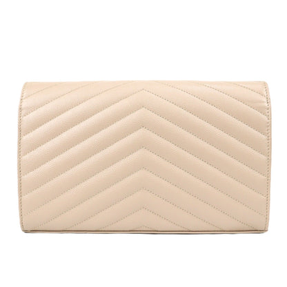 SAINT LAURENT 377828 CASSANDRE WALLET ON CHAIN