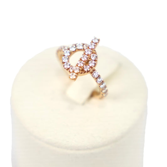HERMES H219612B Finesse Ring #49