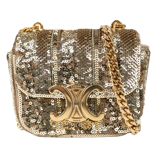 CELINE 10L842FC4 CHAIN CLAUDE MINI BAG