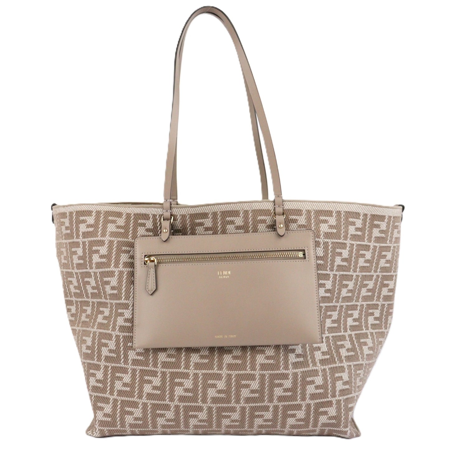 FENDI 8BH425 AUPJ ROLL LARGE TOTE BAG