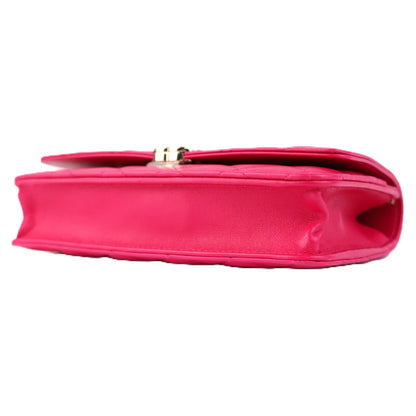 CHANEL AP2844 TOP HANDLE FLAP WALLAET ON CHAIN