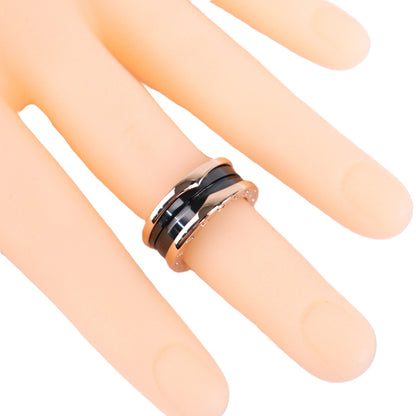BVLGARI 347043 B.zero1 2-Bands Ring #49