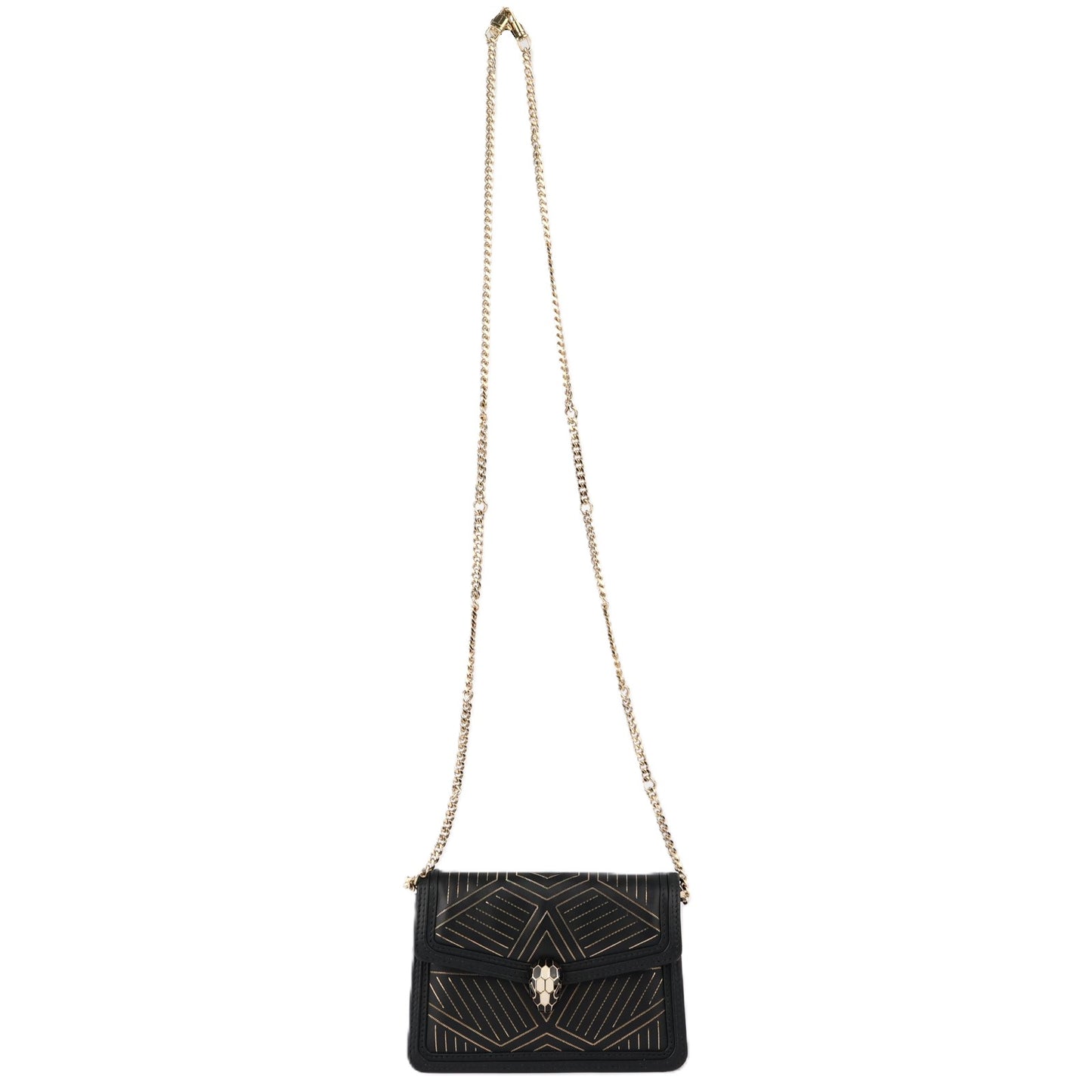 BVLGARI 288985 SERPENTI DIAMOND BLAST CROSSBODY BAG