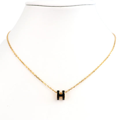HERMES 147992F POP H MINI NECKLACE