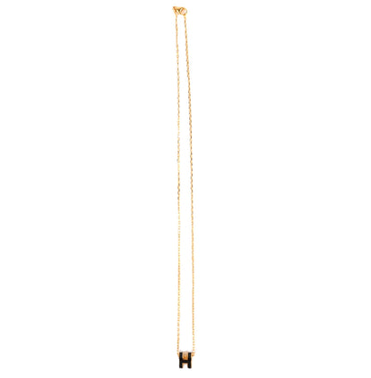 HERMES 147992F POP H MINI NECKLACE