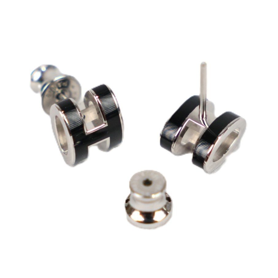 HERMES 608002FP POP H MINI EARRINGS
