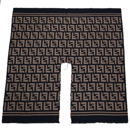 FENDI FXX636 A3Q1 FF PONCHO 140X140 CAPE