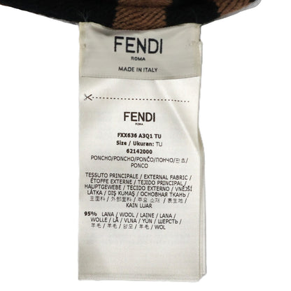 FENDI FXX636 A3Q1 FF PONCHO 140X140 CAPE
