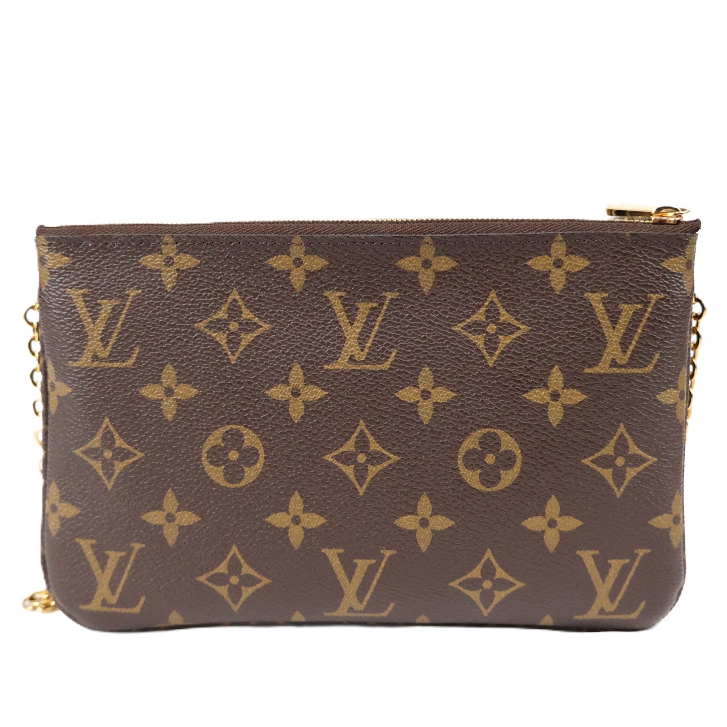 LOUIS VUITTON M68486 POCHETTE DOUBLE ZIP CROSSBODY BAG