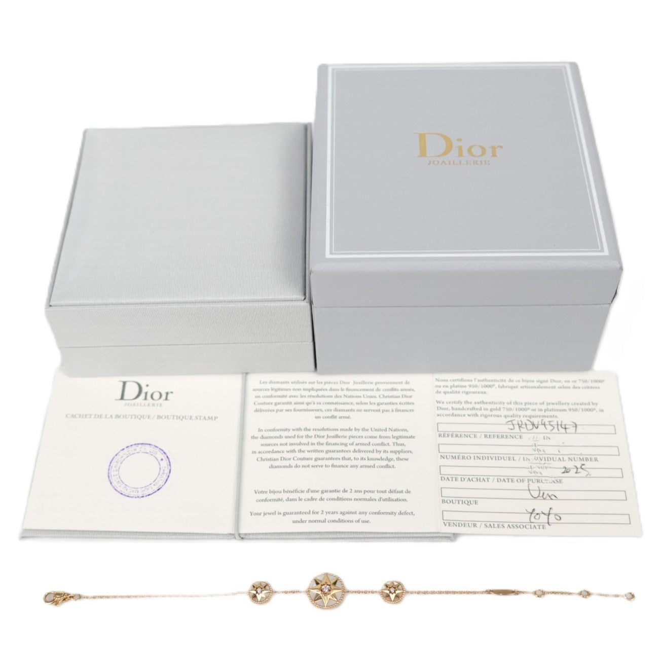 DIOR JRDV95147 Rose des Vents Bracelet