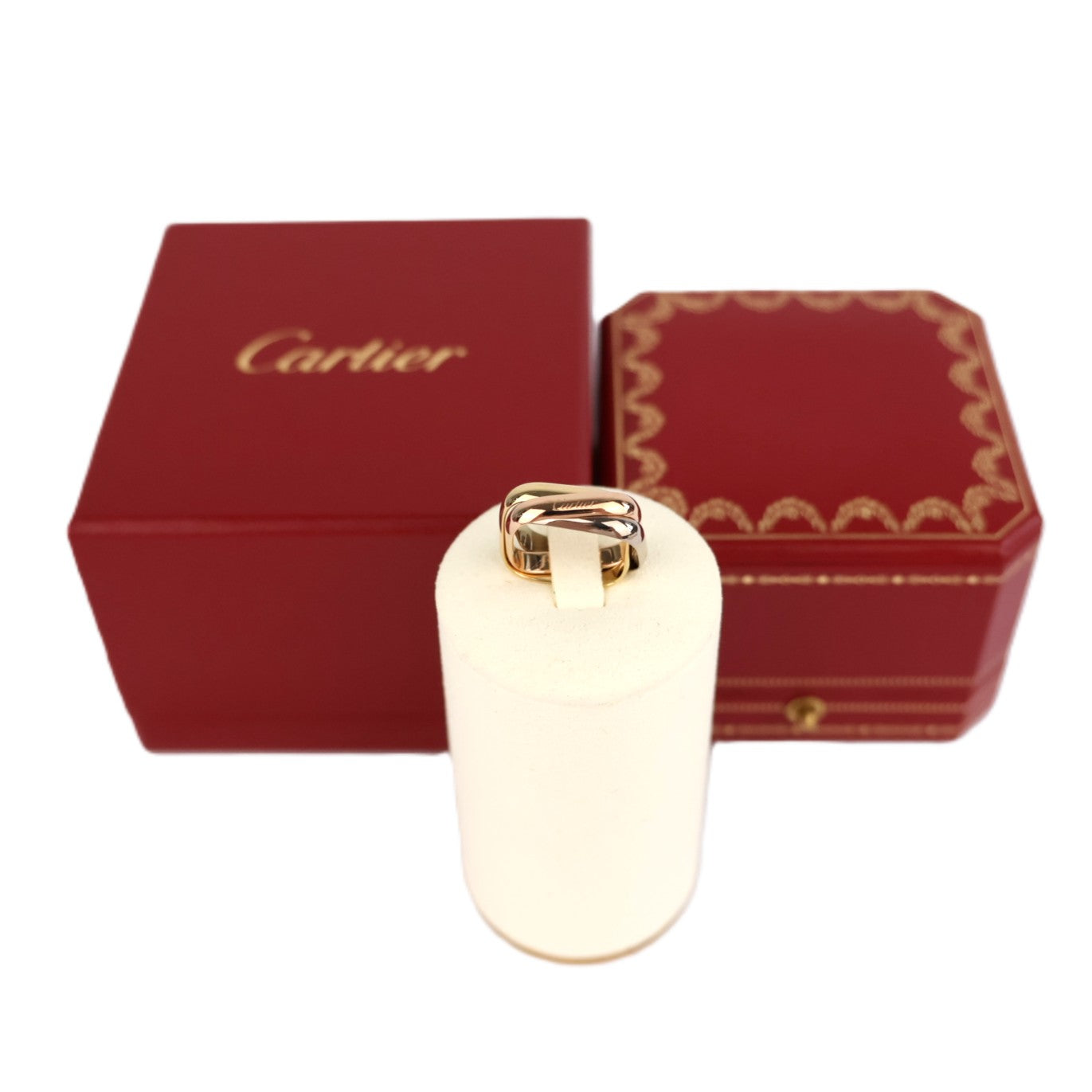 Cartier B4042651 Trinity Cushion Medium Model Ring #51